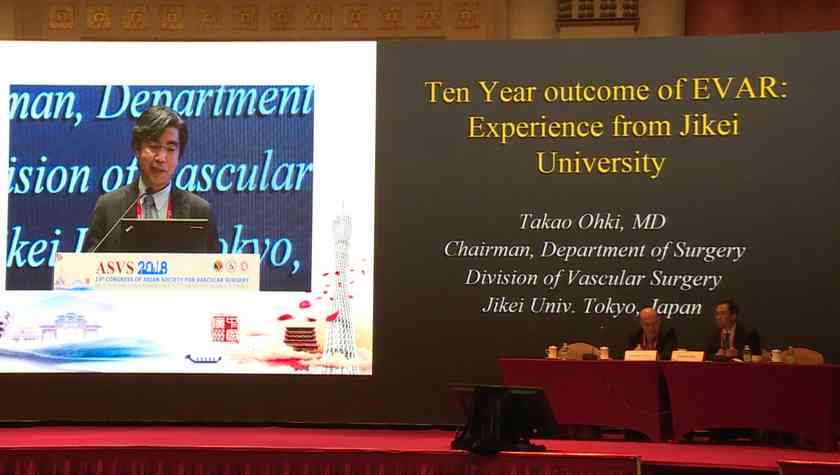 Takao Ohki：Ten Years outcome of EVAR-Experience From Jikei University
